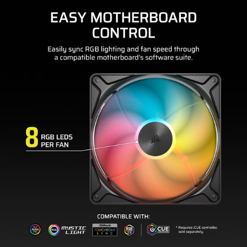 Corsair RS140 II ARGB 140mm Cabinet Fan